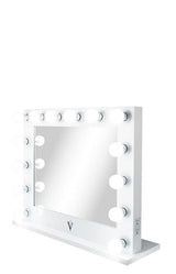 Wide Lighted Hollywood Mirror with Dimmer :: IMPACT Series