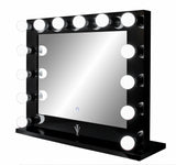 Wide Lighted Hollywood Mirror with Dimmer :: IMPACT Series