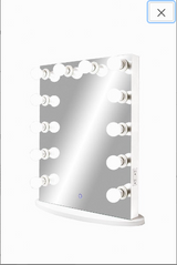 Upright Hollywood Frameless Mirror with Dimmer :: FOREVER Series