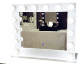 Wide Lighted Hollywood Mirror with Dimmer :: IMPACT Series