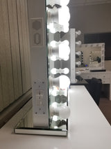 XXL Wide Bluetooth® Hollywood Frameless Mirror With Dimmer :: FOREVER Series