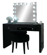 XL Wide Hollywood Frameless Mirror With Bluetooth® & Dimmer --------Stand not included (Wall Mount Only)