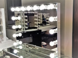XXL Wide Hollywood Frameless Mirror With Dimmer :: FOREVER Series