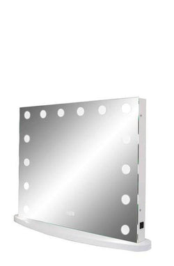Wide LED Lighted Mirror with Touch Dimmer :: IMPULSE Series